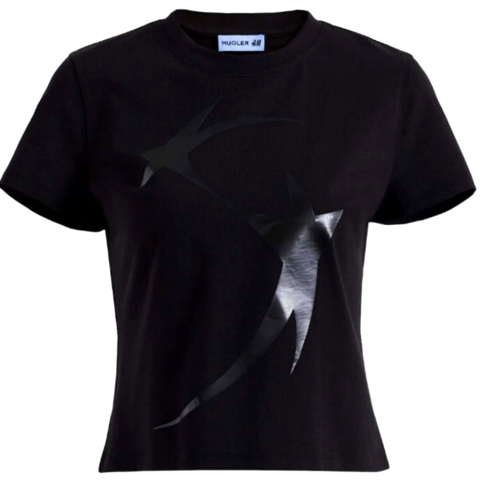 H&M x  Thierry Mugler Fitted T-Shirt